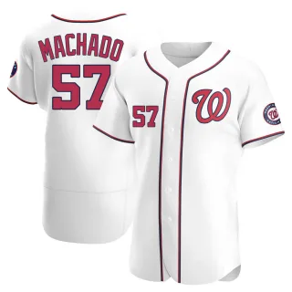 Andres Machado Men's Washington Nationals Home Jersey - White Replica