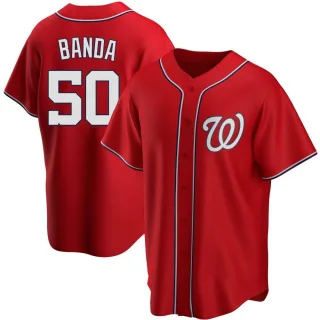 Anthony Banda Men's Washington Nationals Alternate Jersey - Black